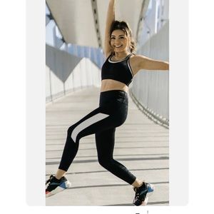 Zyia Black Primo Mesh 7/8 Leggings